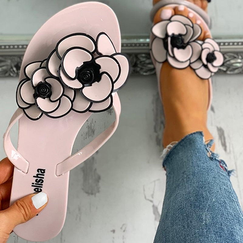 Flower Flip Flops